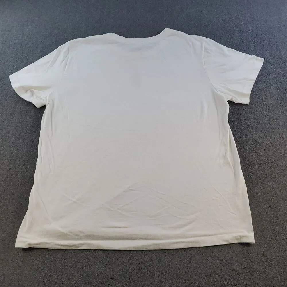 Nike 2020 World Flags Swoosh Graphic T-Shirt White Men's Size Large